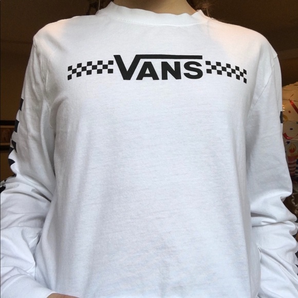 Vans long sleeve cropped t-shirt. - Picture 3 of 3